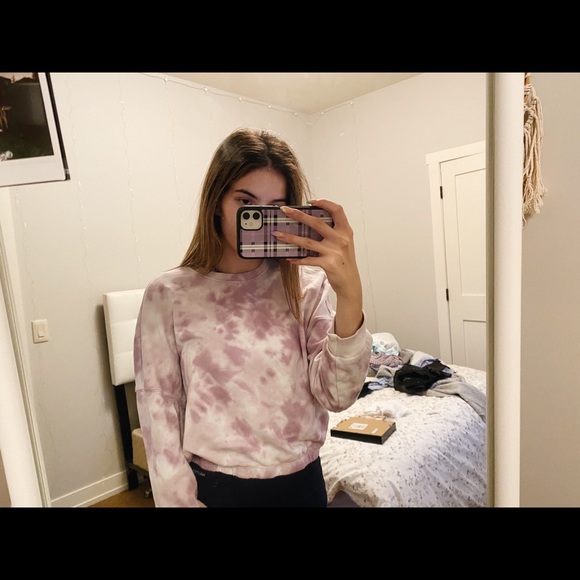 Garage Purple Tie-Dye Sweatshirt - Picture 3 of 4